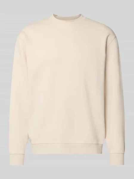 Sweter o kroju slim fit z czystej bawełny TOM' Selected Homme biały