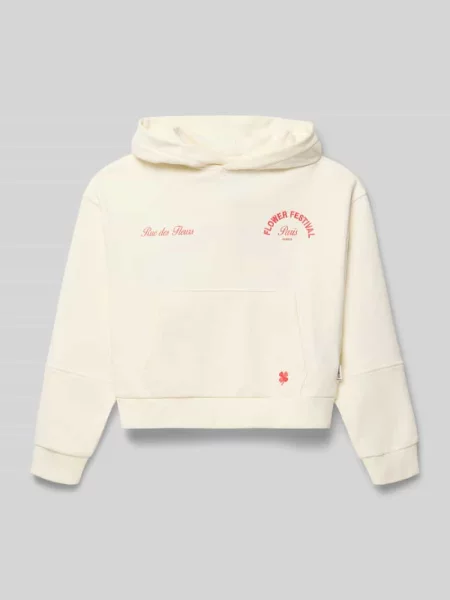 Bluza z kapturem o kroju regular fit z wyhaftowanym motywem Garcia