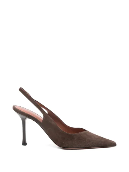 Pantofi cu toc Castagna slingback maro