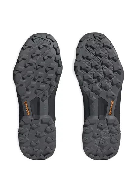 Pruhované trekkingové lněné tenisky Adidas UltraBoost šedé