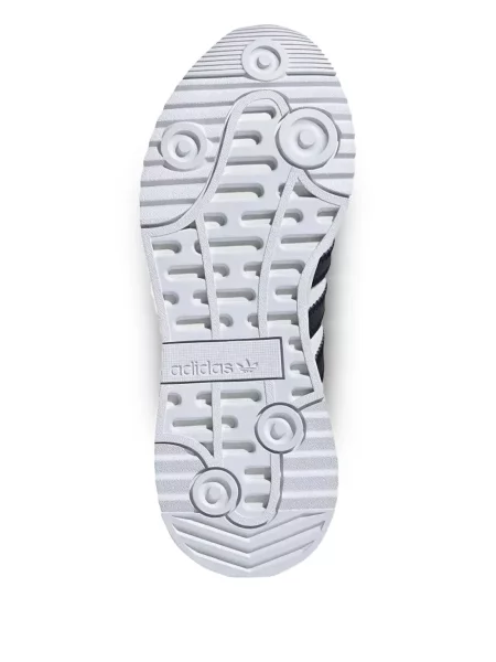 Sneakersy Adidas Forum do biegania zamszowe z dekoltem w serek szare