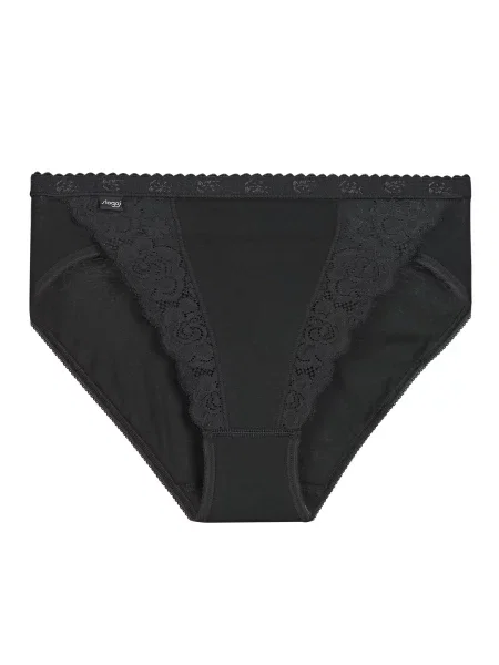 Hlačke Sloggi črna