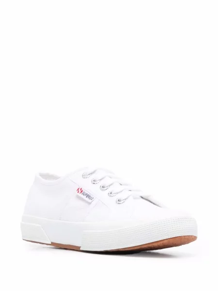 Sneakerși Superga clasici alb
