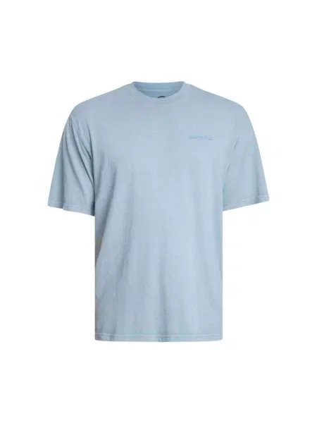 T-shirt z okrągłym dekoltem i wyhaftowanym logo Dickies niebieska