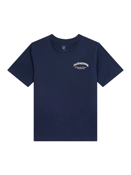 Jack & Jones Junior Tricou / albastru închis bej