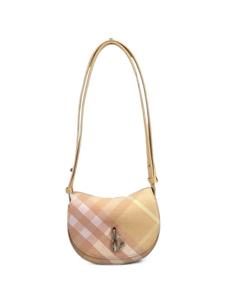 Карирана чанта за през рамо Burberry
