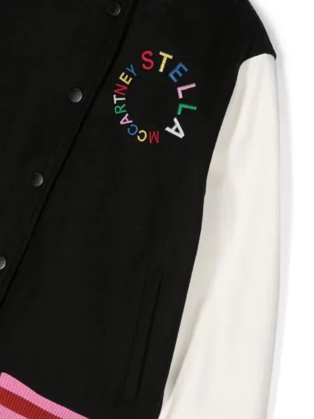 Kurtka bomber dziecięcy Stella Mccartney czarny