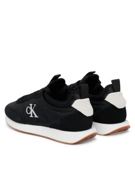 Calvin Klein Jeans Sportcipők Retro Runner Lace Up Sock fekete