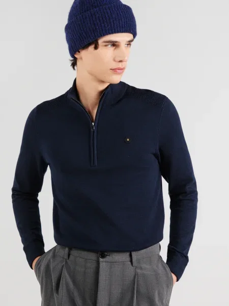 No Excess Pulover bleumarin