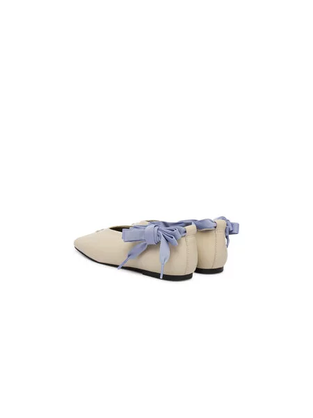 Tommy Jeans Balerinke Tjw Ballerina With Laces Écru