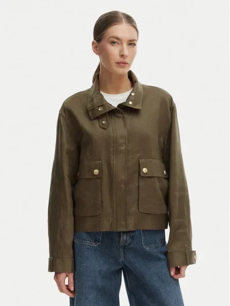 Tommy Hilfiger Átmeneti kabát zöld