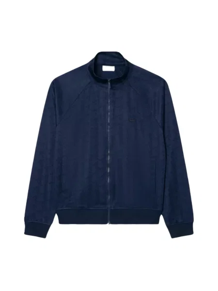 Bluza rozpinana Lacoste niebieska
