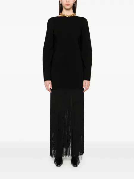 Rochie maxi Khaite de costum negru