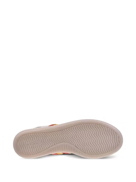 Prugaste sandale Adidas bijela
