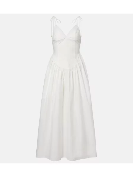 Csipkés maxi ruha Bananhot fehér