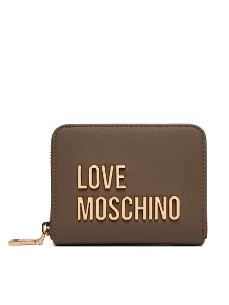 LOVE MOSCHINO Denarnica rjava