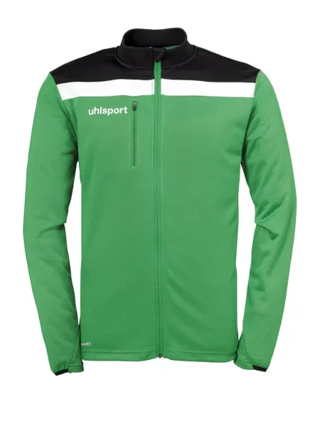 UHLSPORT Jachetă de trening verde / negru alb