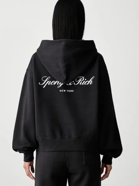 Sporty & Rich Signature NY bluza z kapturem