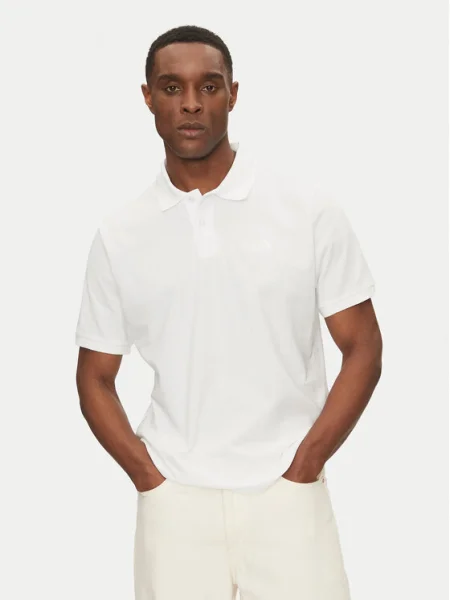 The North Face Tricou polo Essential alb