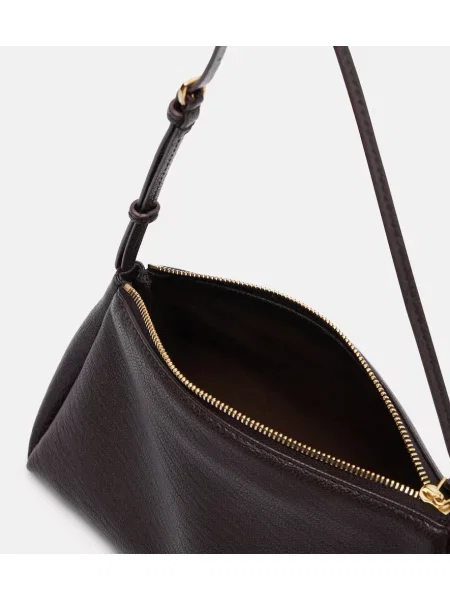 Geantă Calvin Klein Collection din piele maro