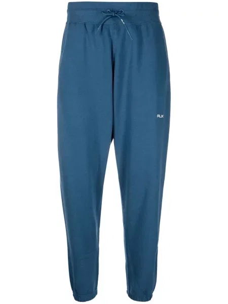 Pantaloni de trening Rlx Ralph Lauren cu broderie albastru