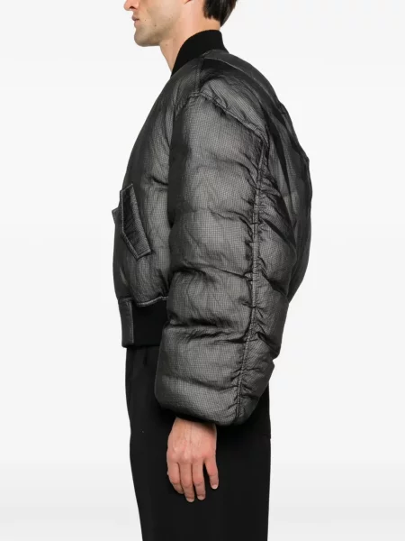 Matlasat geacă bomber Rick Owens gri