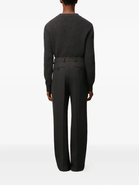 Pantaloni Ami Paris plisate negru