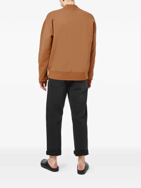 Mikina Marni s autogramem hnědá