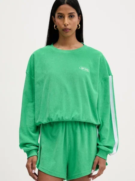 Rip Curl hanorac oversized pentru femei cu verde