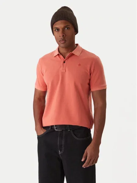G-Star Raw Polo marškinėliai Dunda oranžinė