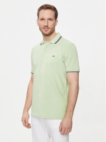Selected Homme Tricou polo verde