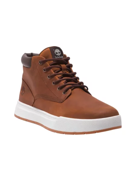 Botki Timberland skórzane brązowe