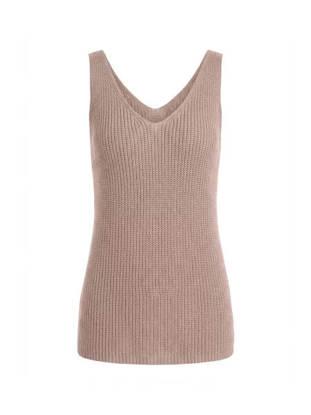 Imily Bela Top brodat mokka maro