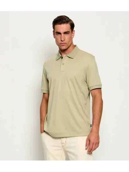 Tricou polo Boss Black negru