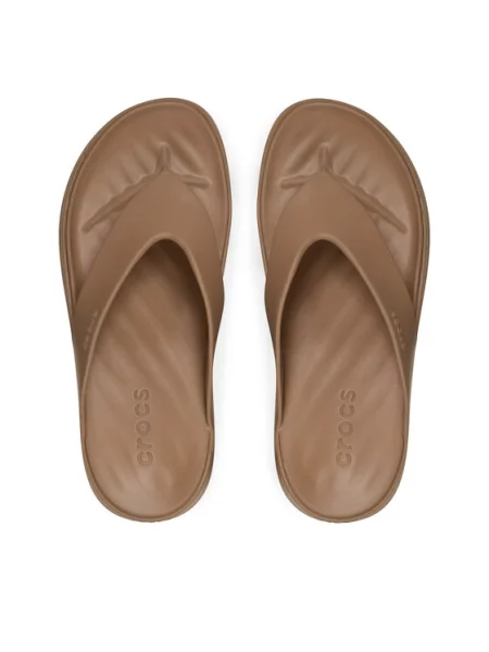 Crocs Джапанки Getaway Platform Flip кафяв