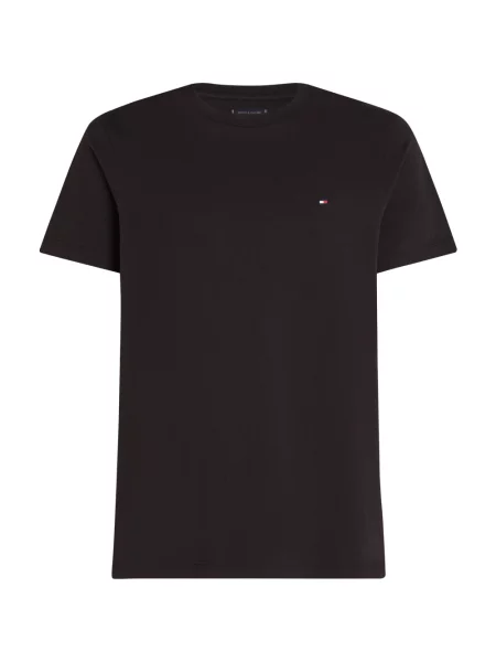 Koszulka Tommy Hilfiger klasyczna z krótkim rękawem czarna