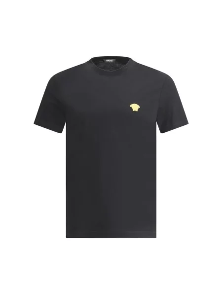 Koszulka Versace z logo czarna