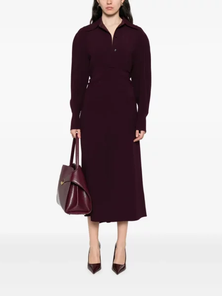 Midi ruha Victoria Beckham lila