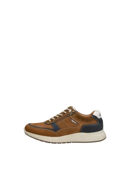 Sneakersy Australian skórzane brązowe