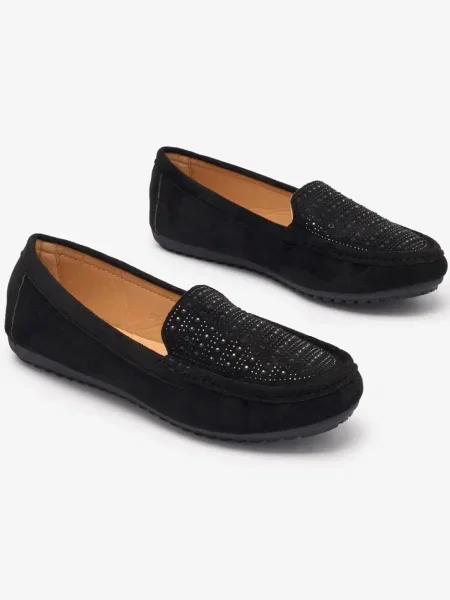 Mocasini Resti negru