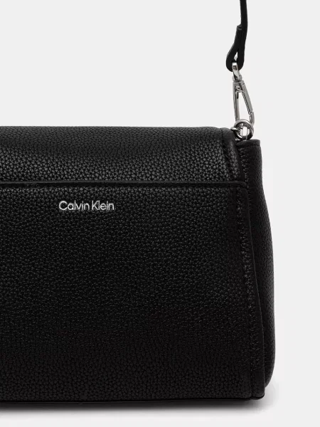 Calvin Klein torebka crossbody z imitacji skóry czarna