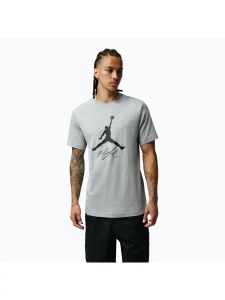 Tricou pentru bărbați Jordan Jumpman Flight dark grey heather gri