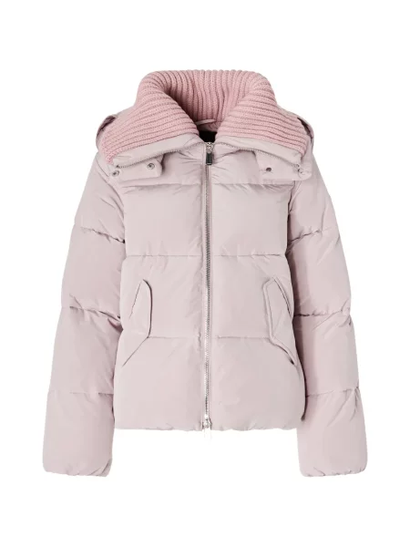 Gulerat palton Pinko roz