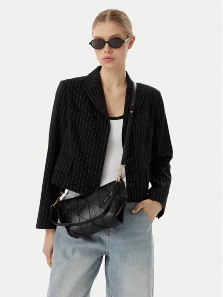 Calvin Klein Ročna torba Woven črna