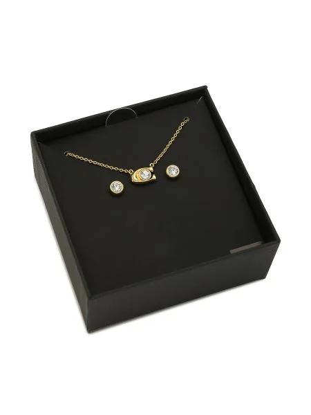 Coach Set náhrdelník a náušnice Signature Necklace & Earring Set Zlatá