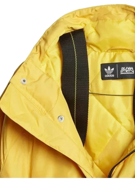 Tricou Adidas din piele de căprioară cu bretele cu glugă negru