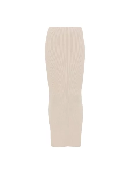 Maksi spódnica maxi Max Mara elegancka beżowa