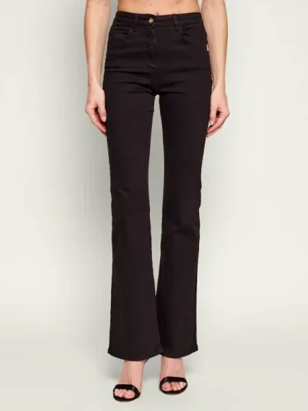 Patrizia Pepe Farmer | flare fit fekete