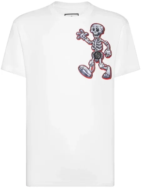 Tricou Philipp Plein alb