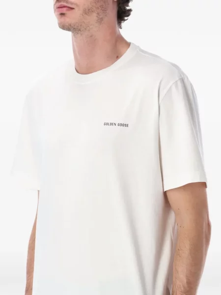 Tricou Golden Goose auriu